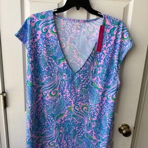 Lilly Pulitzer cover up / casual dress , size Xl